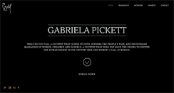 Desktop Screenshot of gabrielapickett.com